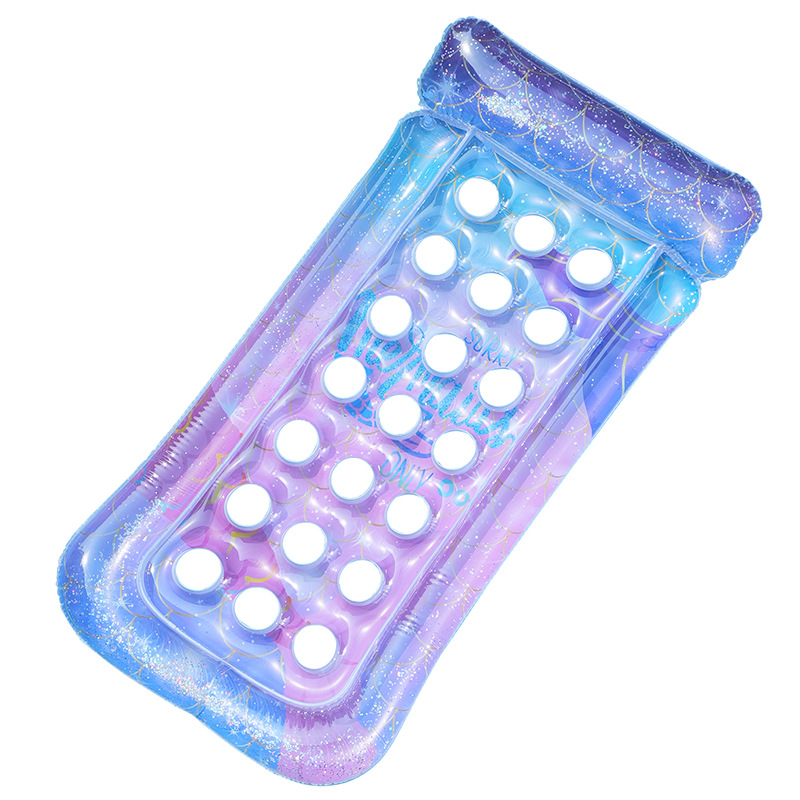 Round hole sequin fantasy mermaid float