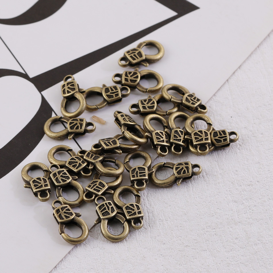 5 antique brass color plated