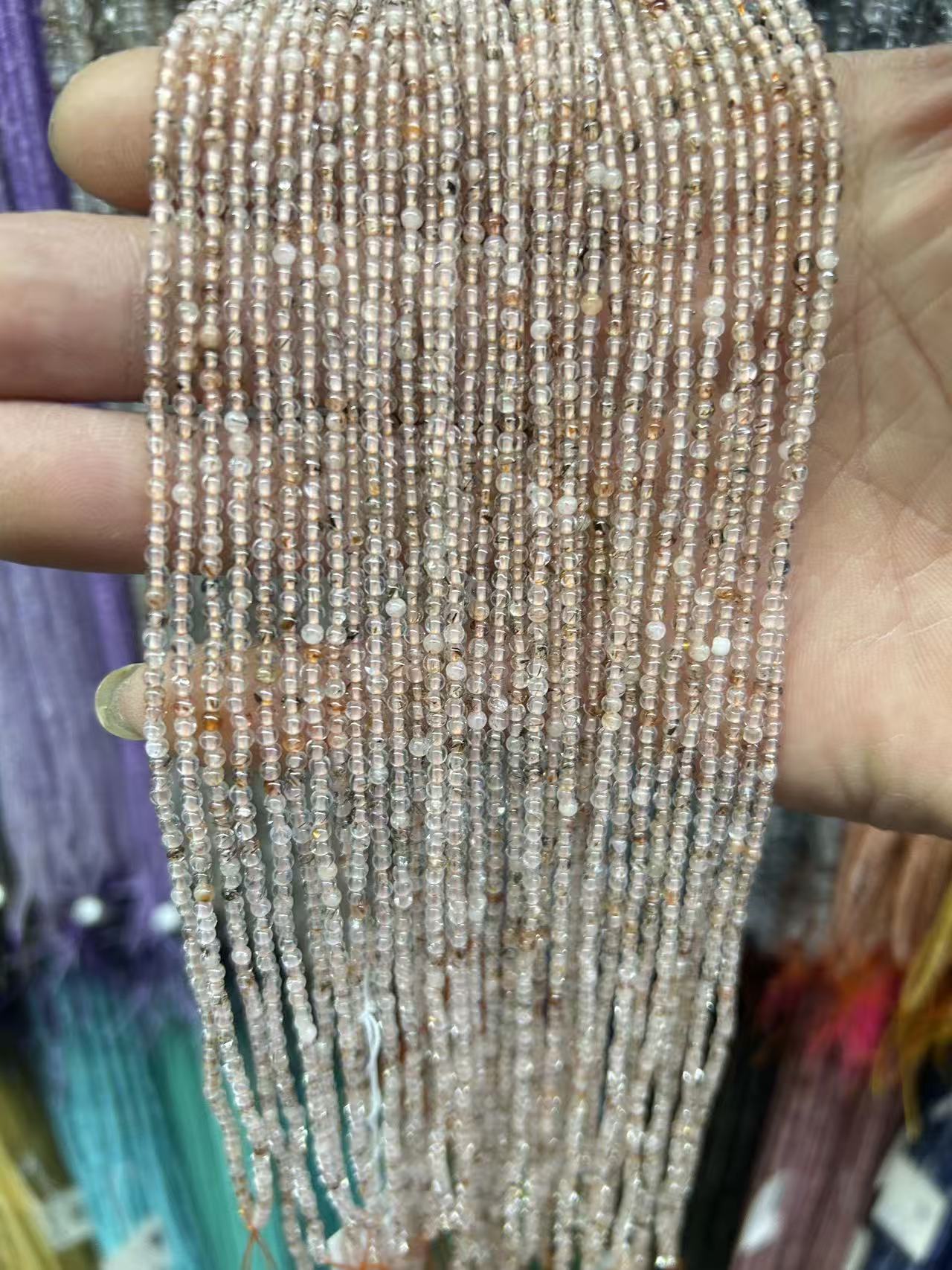 3:2mm Copper Rutilated Quartz