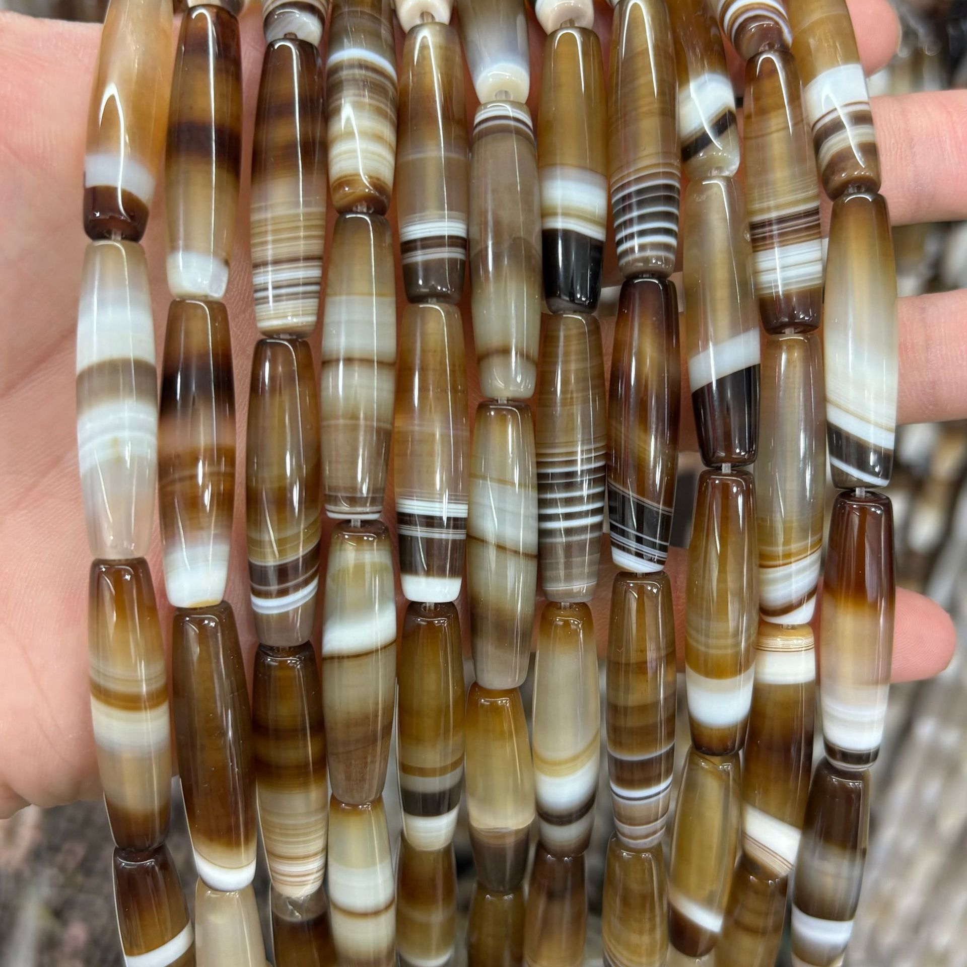 5:Coffee striped agate 3