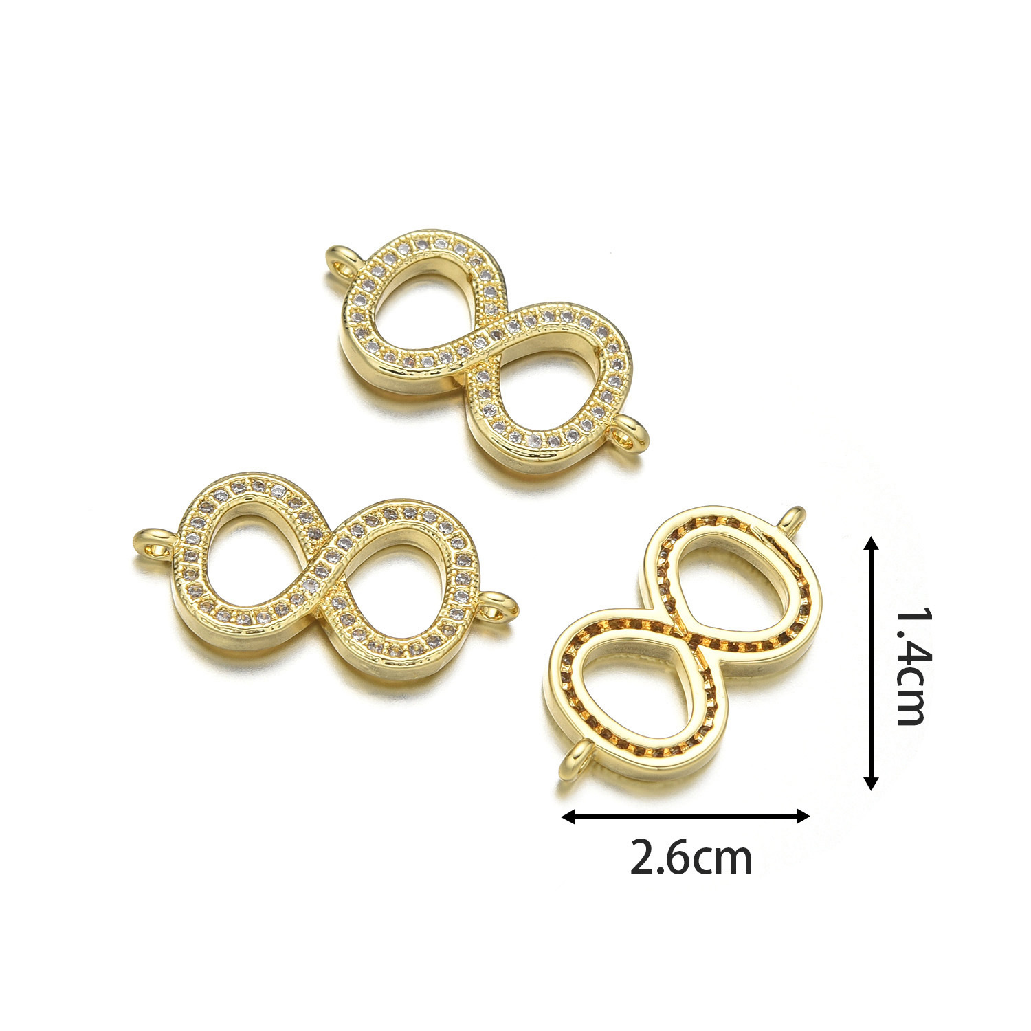 3:Infinity symbol hand style b (gold)