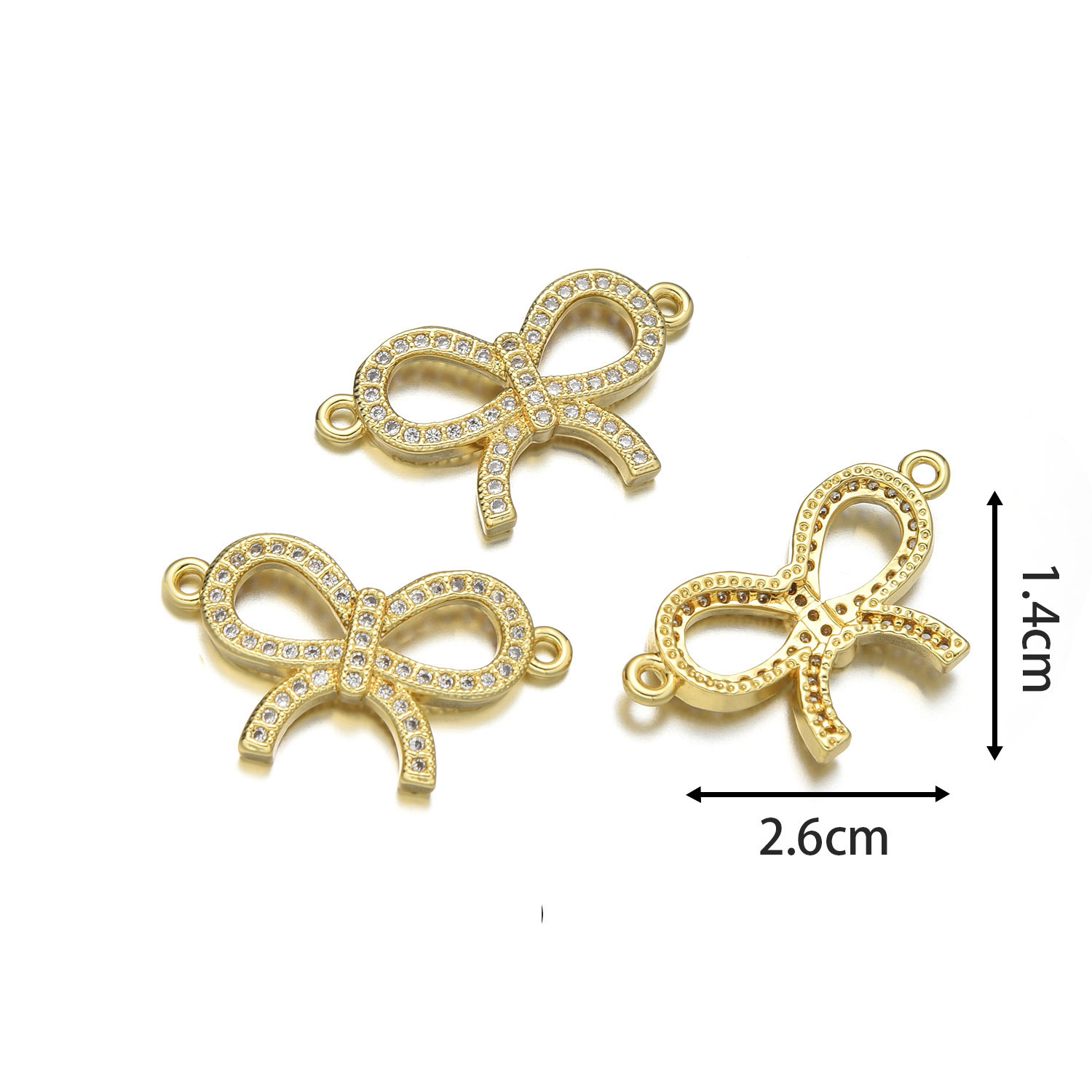 7:Bow tie hand sign style d (gold)