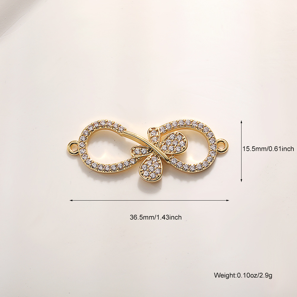 1:A936 double hanging zircon hand sign