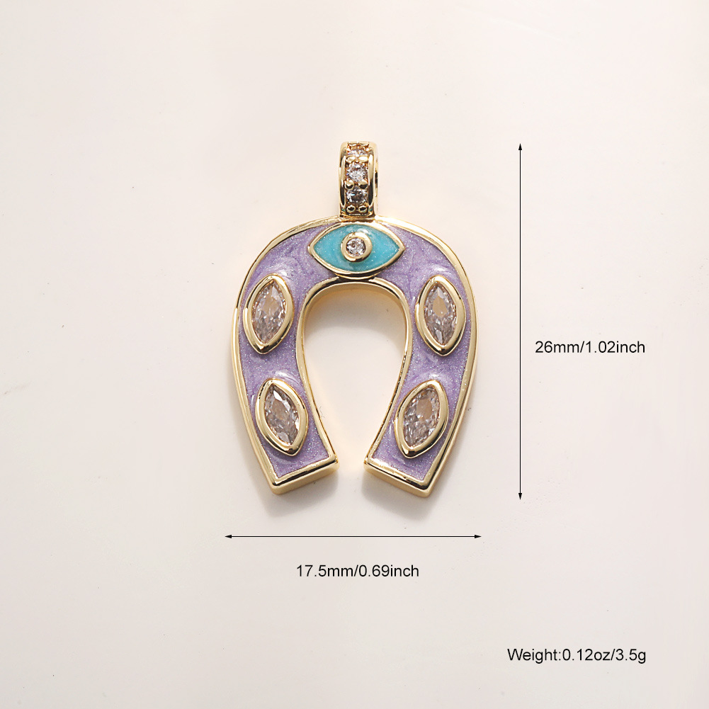 4:A939 purple zircon horseshoe