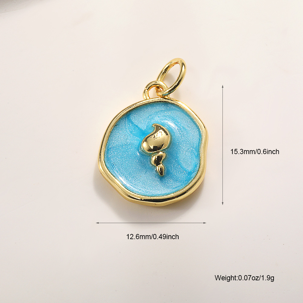 1:A786 blue oil dripping conch