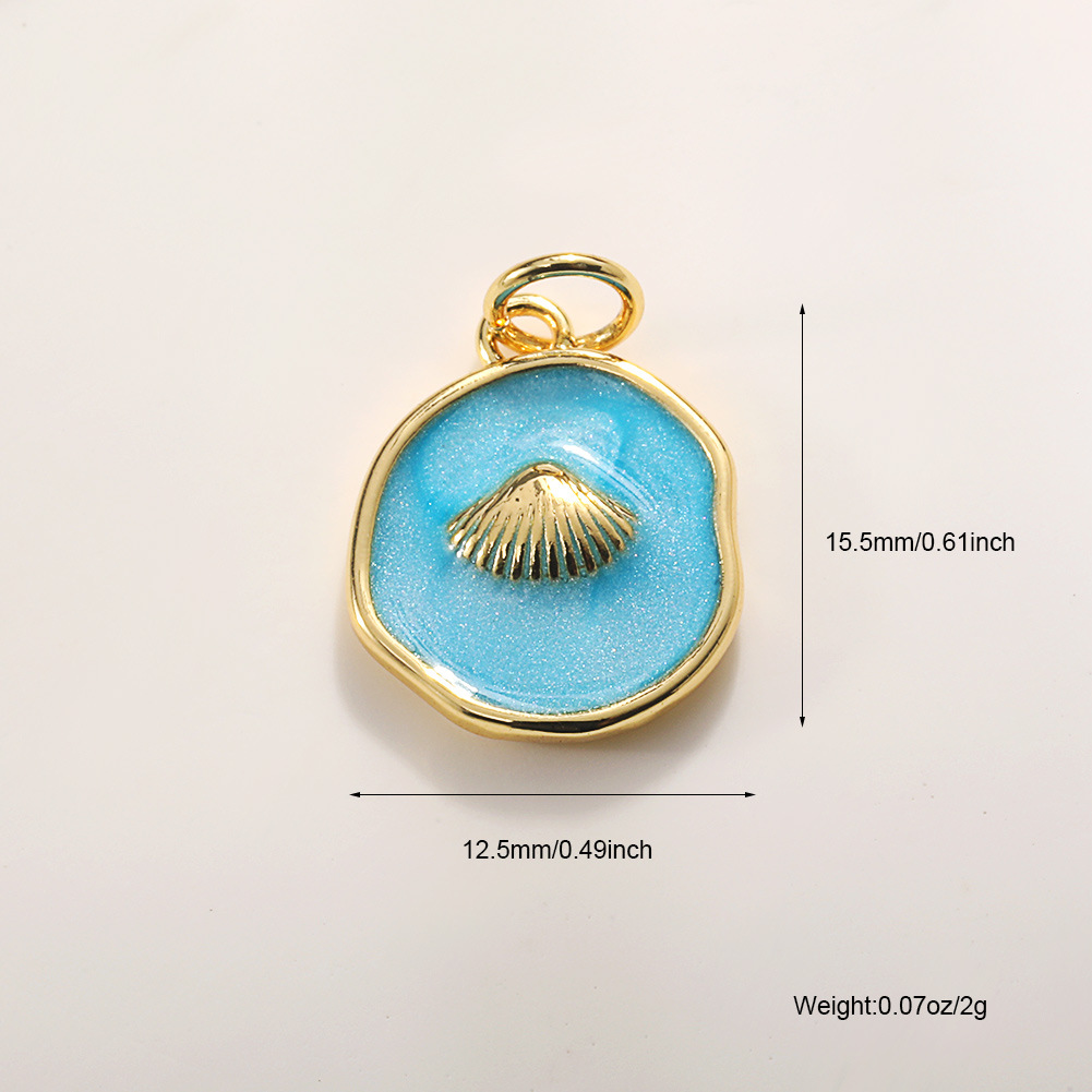 5:A790 blue oil dripping shell