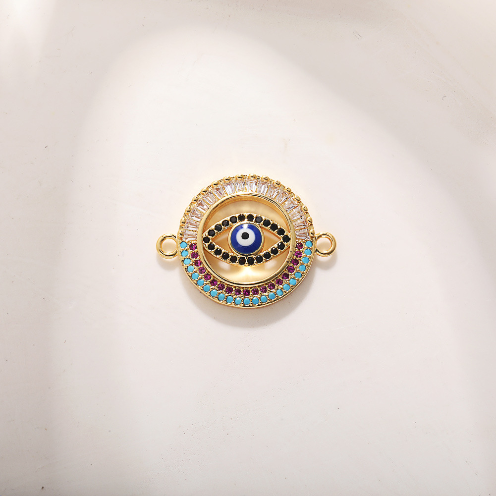 19:A559 black zirconium hand sign with colored zirconium around the eyes