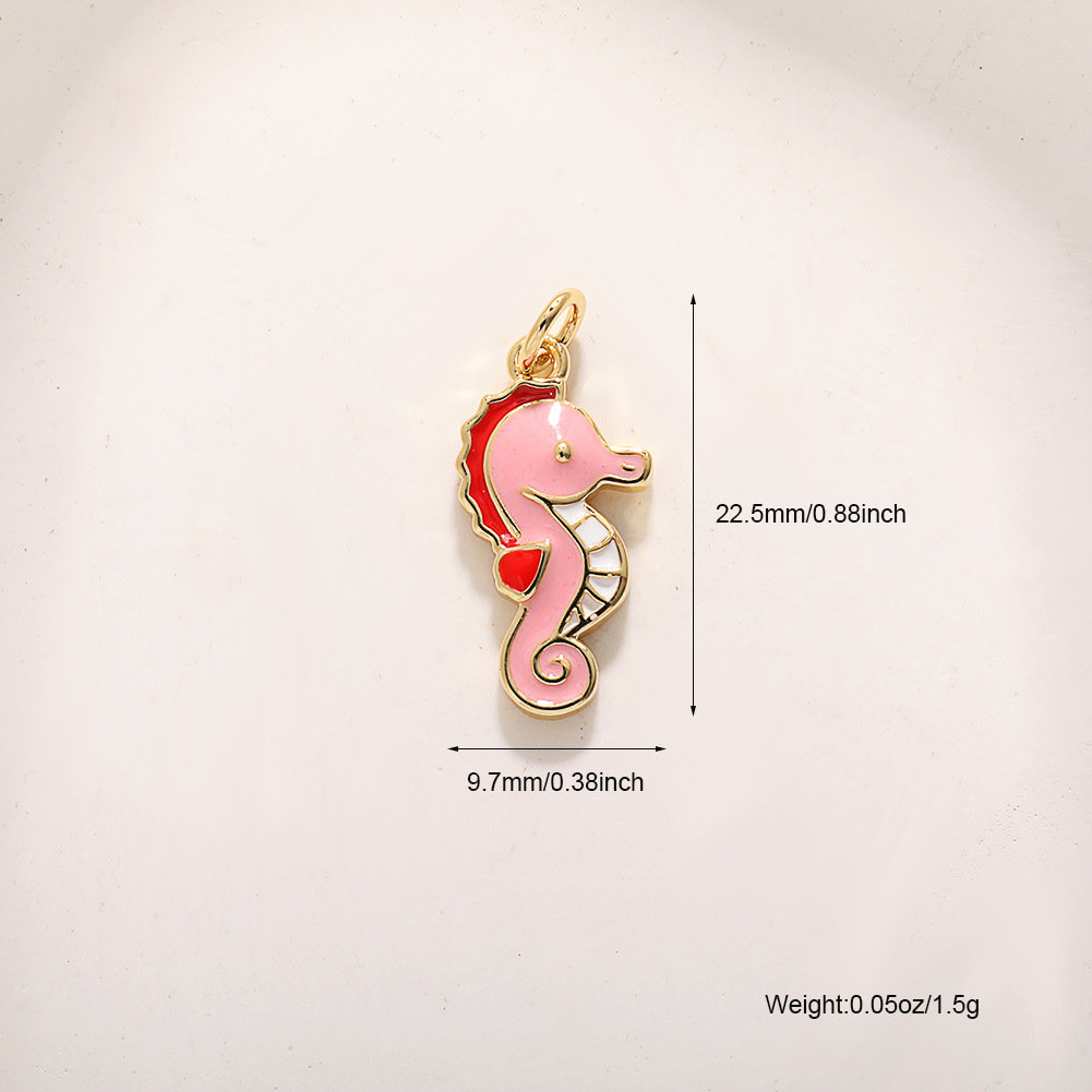 20:A592 three-color seahorse small