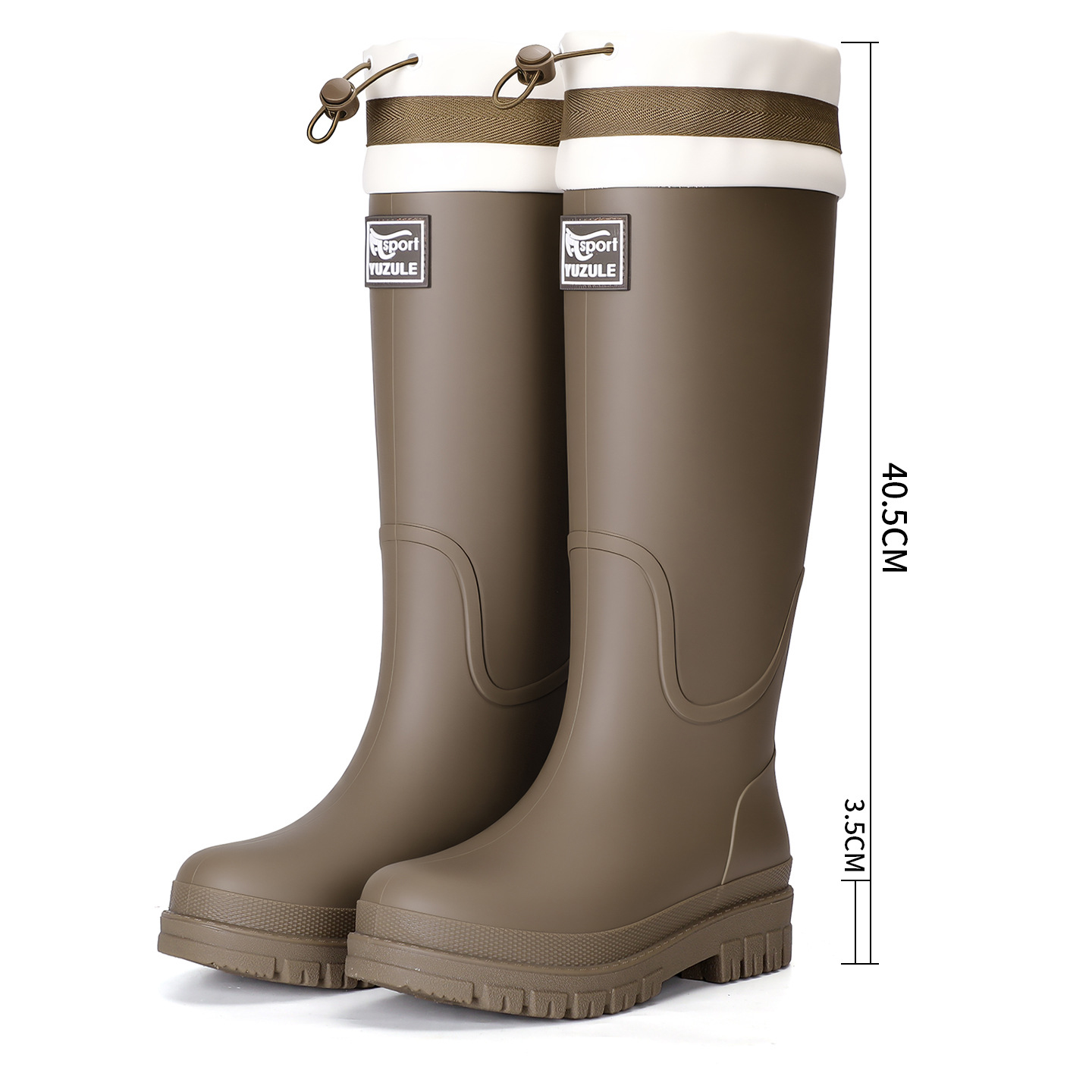 Brown with Drawstring