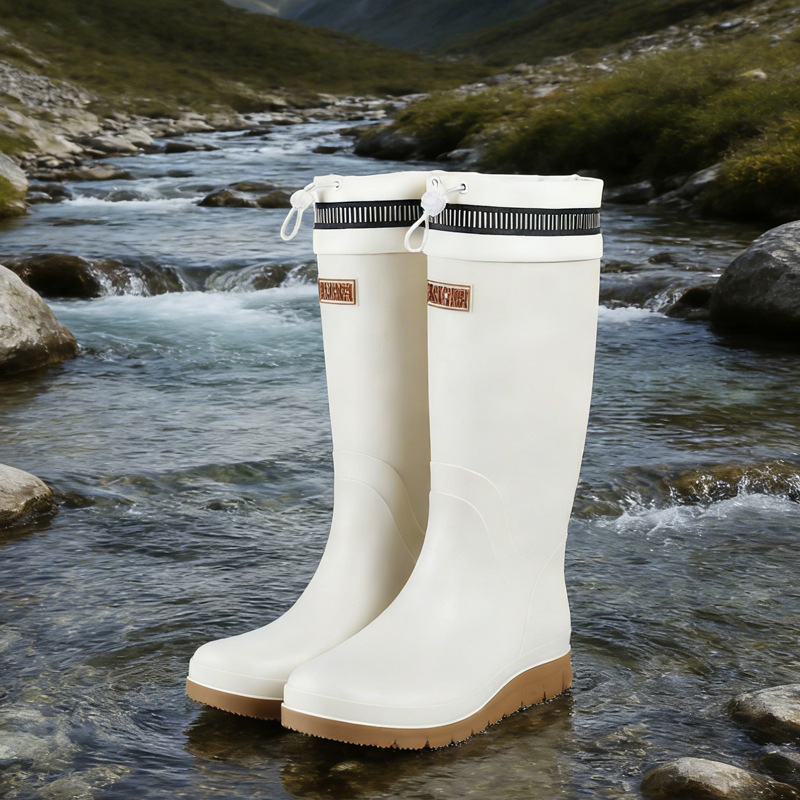 White with Drawstring