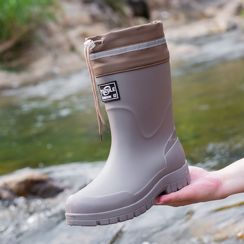 Gray drawstring style