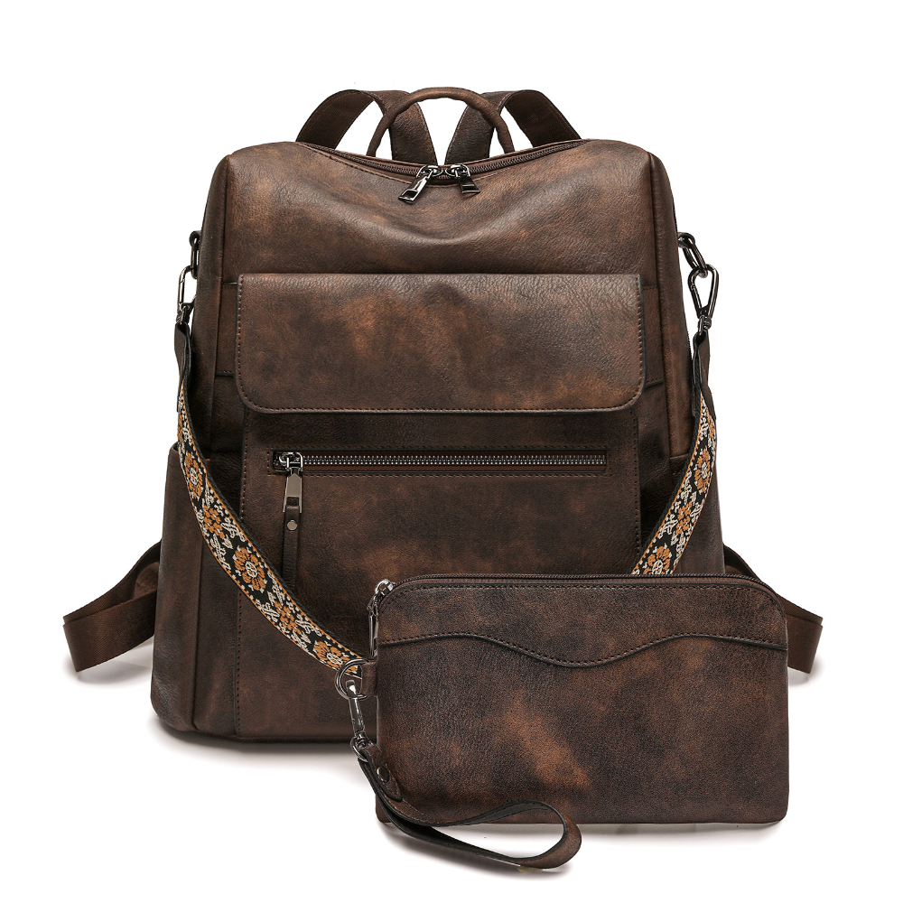 Two-color coffee rough texture