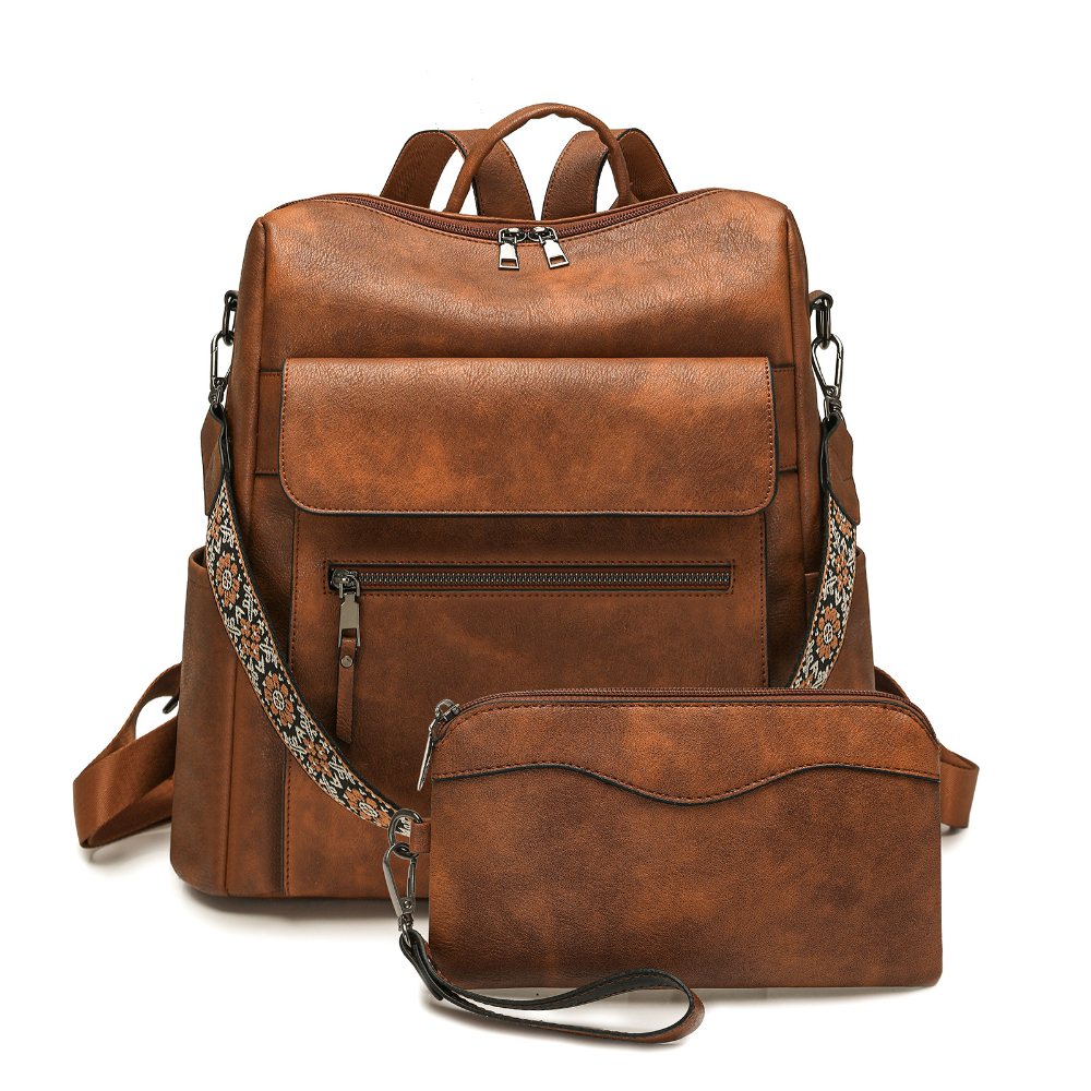 Two-tone brown rough texture