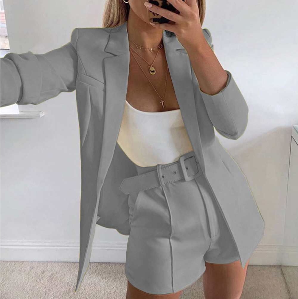Light gray suit