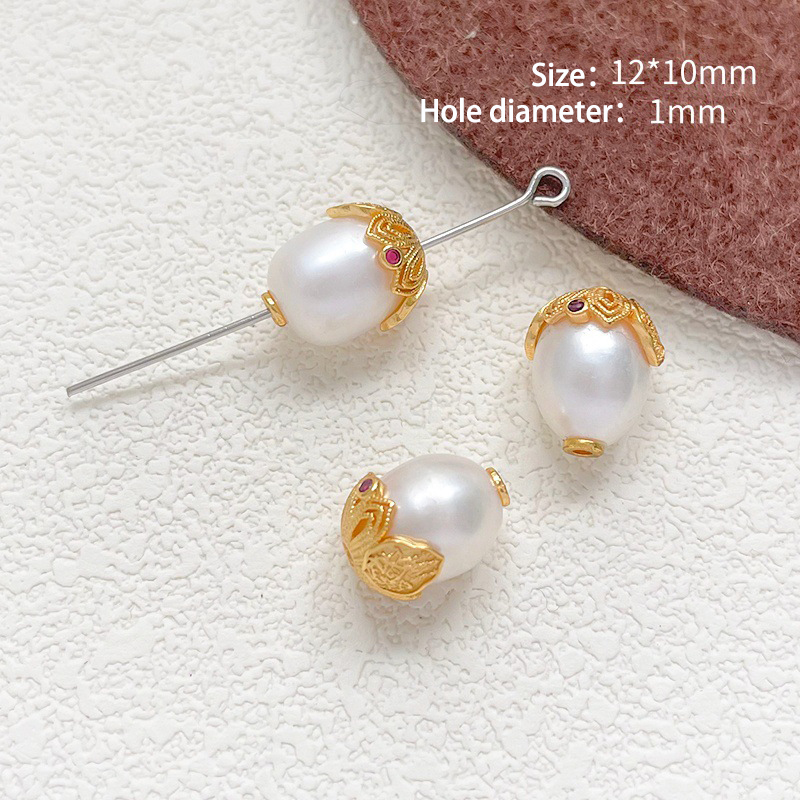23:23 # Natural pearl spacer beads (1 piece)