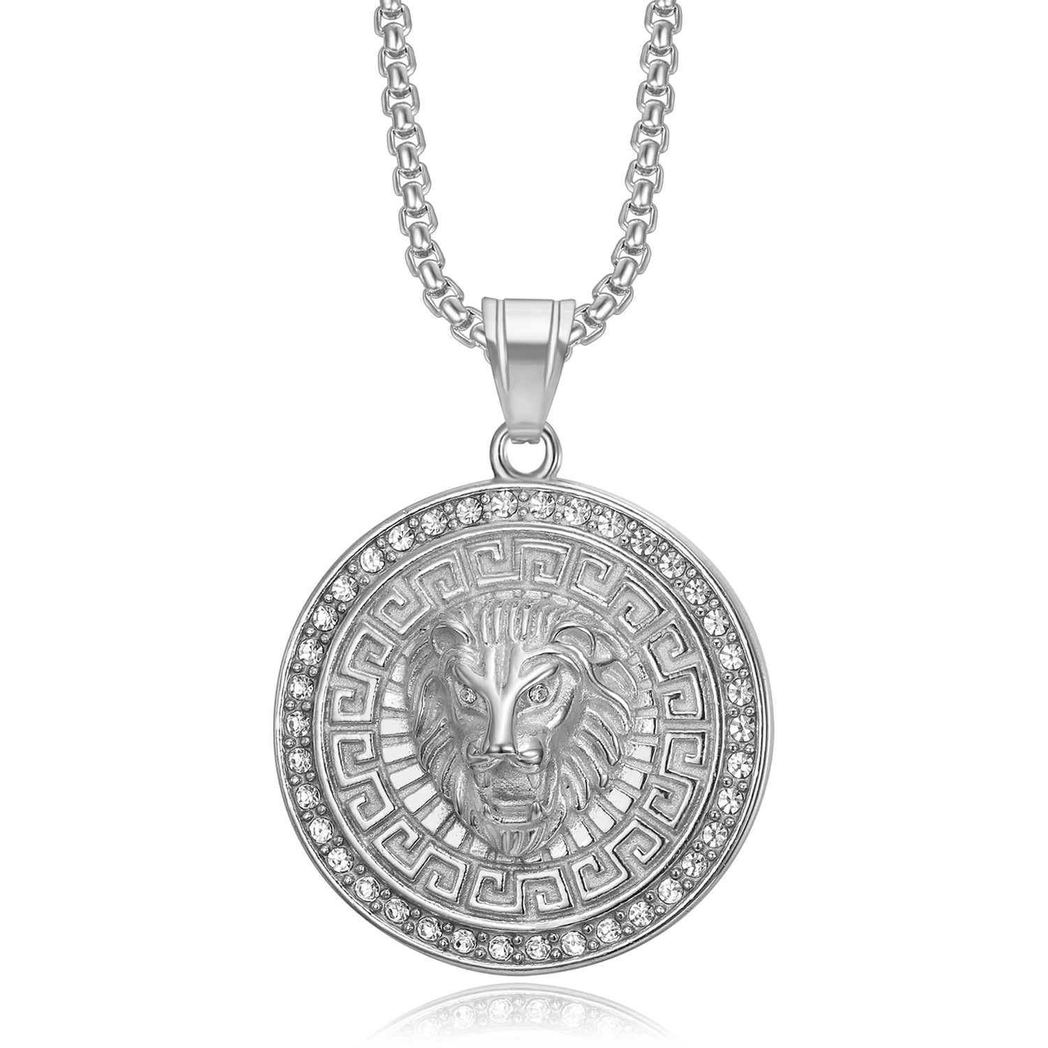 Steel color single pendant