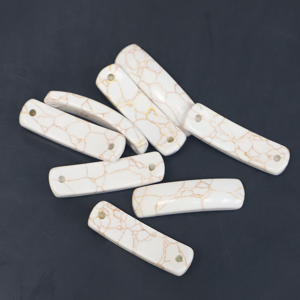 45 White line turquoise