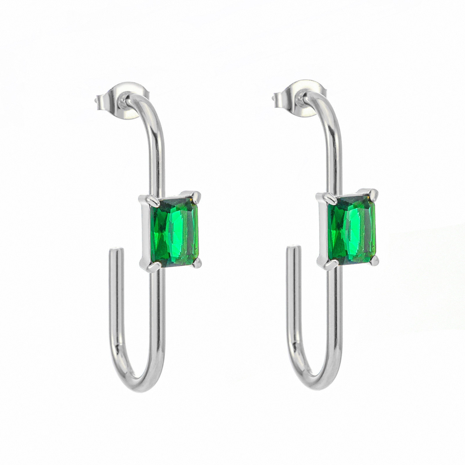 8:Steel color + green diamond