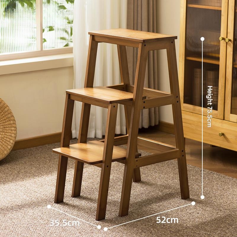 tan color 3-step ladder