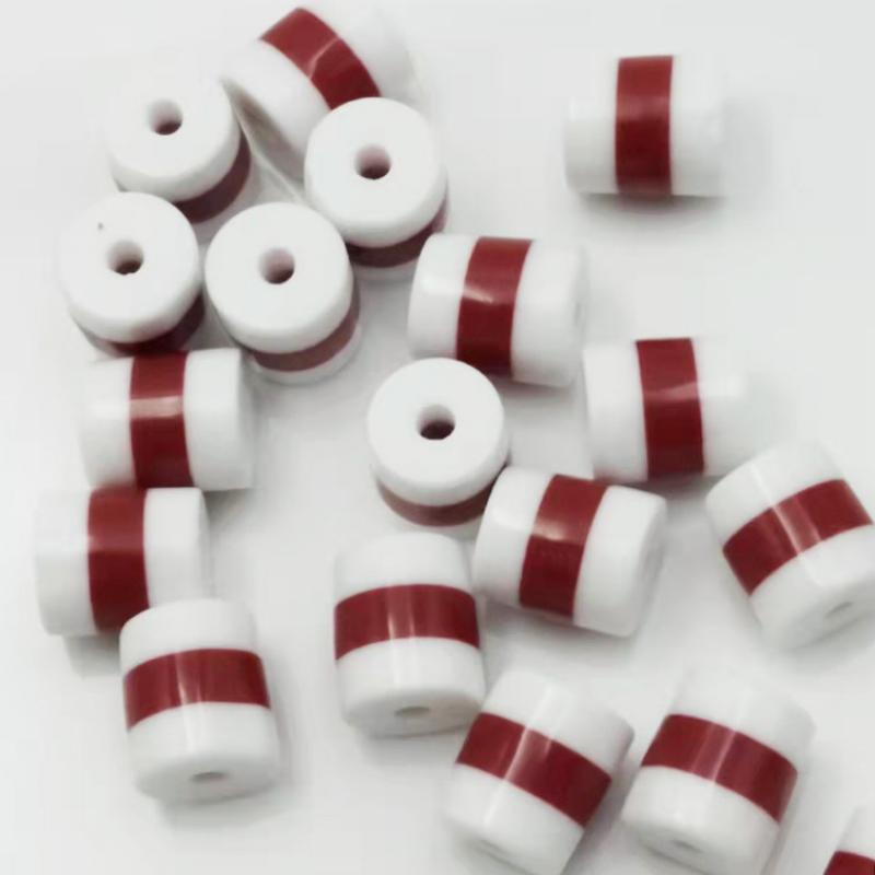 14:Dark red white stripes