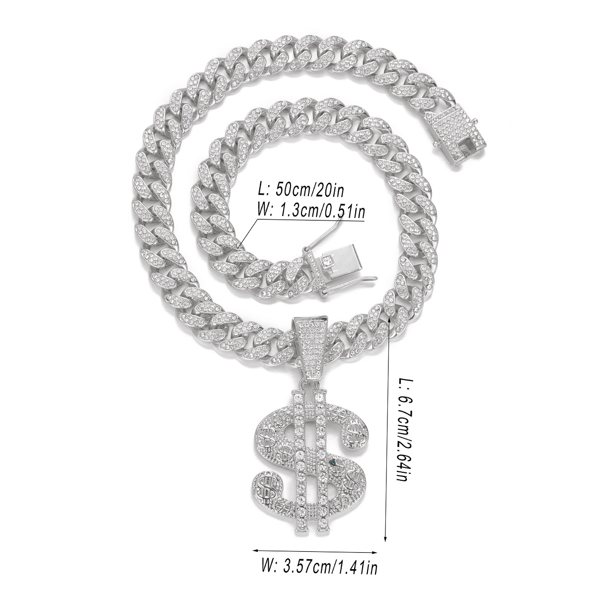 Silver single pendant