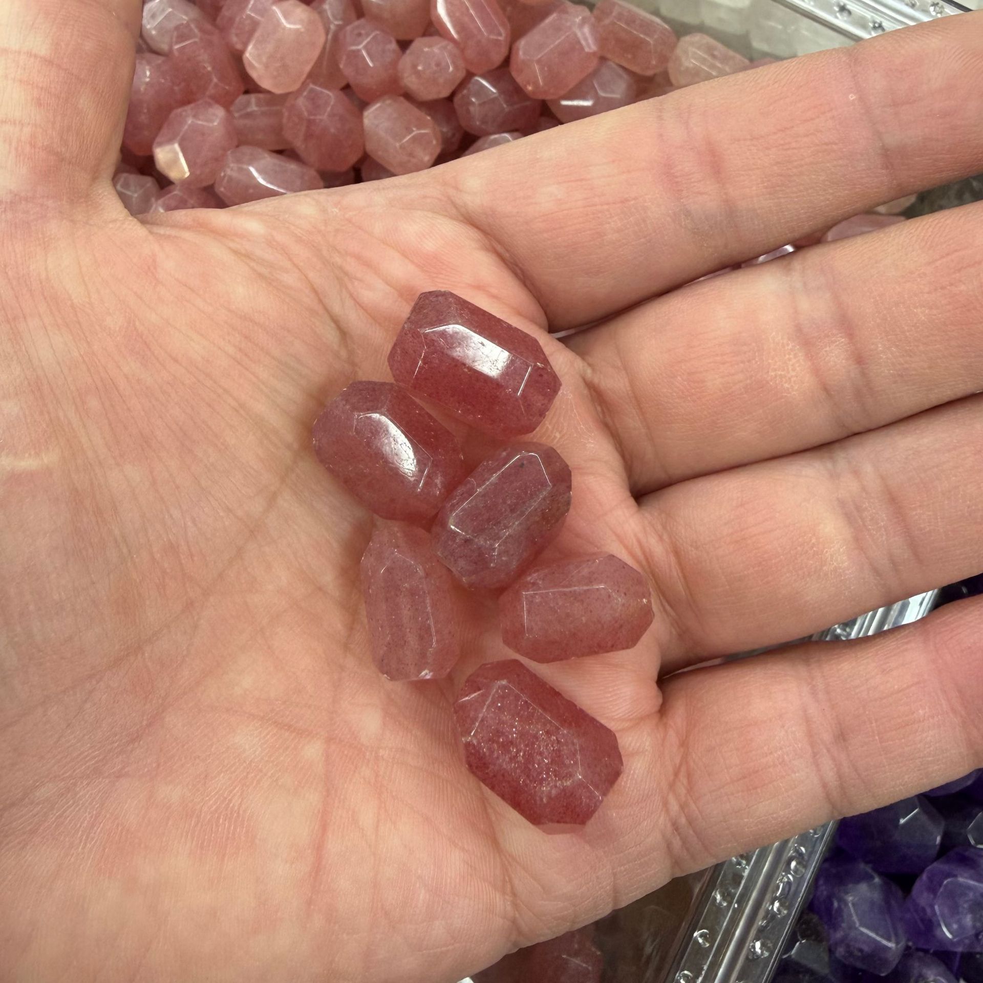2 Strawberry Quartz