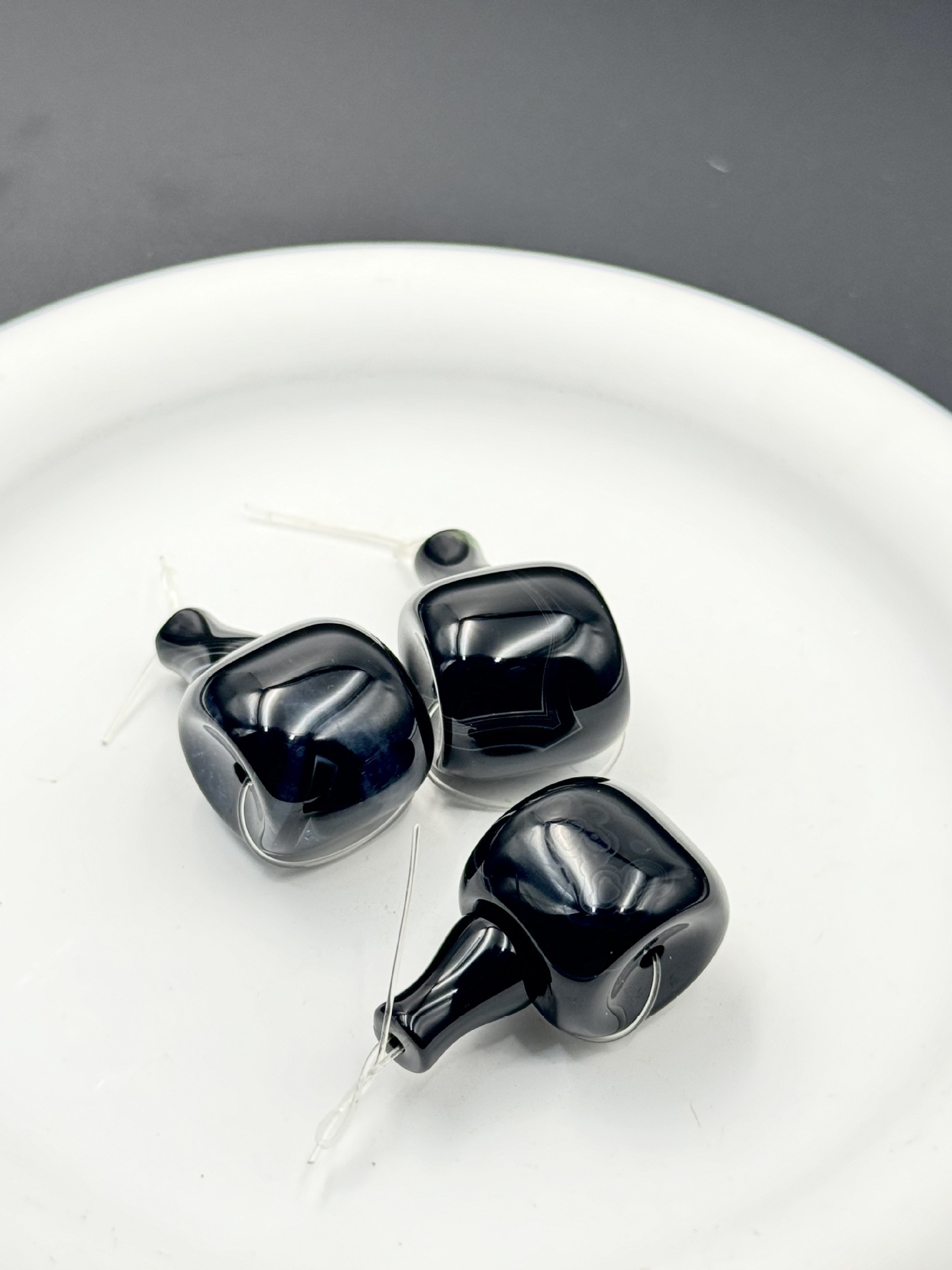 15:O Black agate 17*18MM