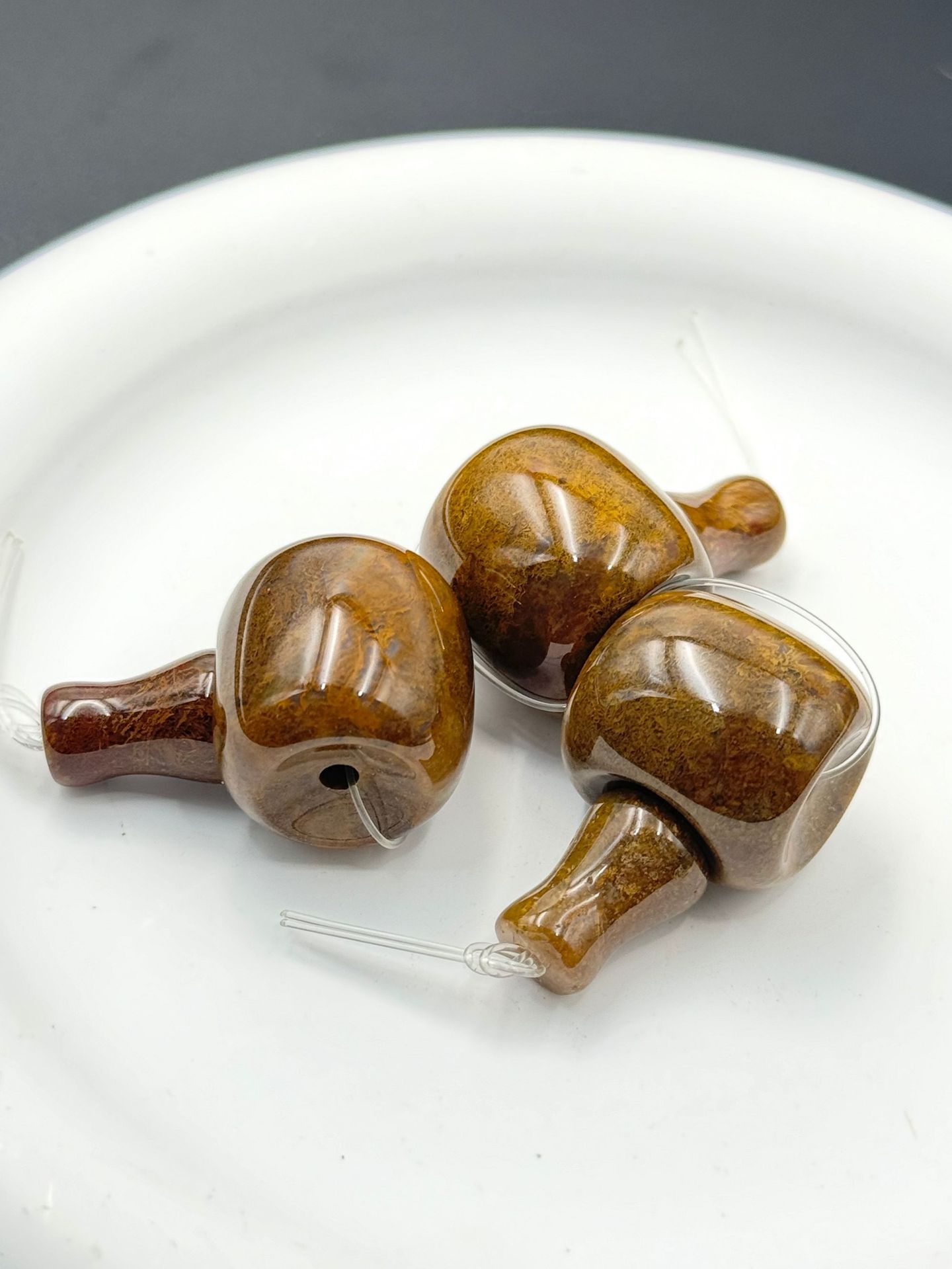 16:P Warring States Red Agate 18*19MM