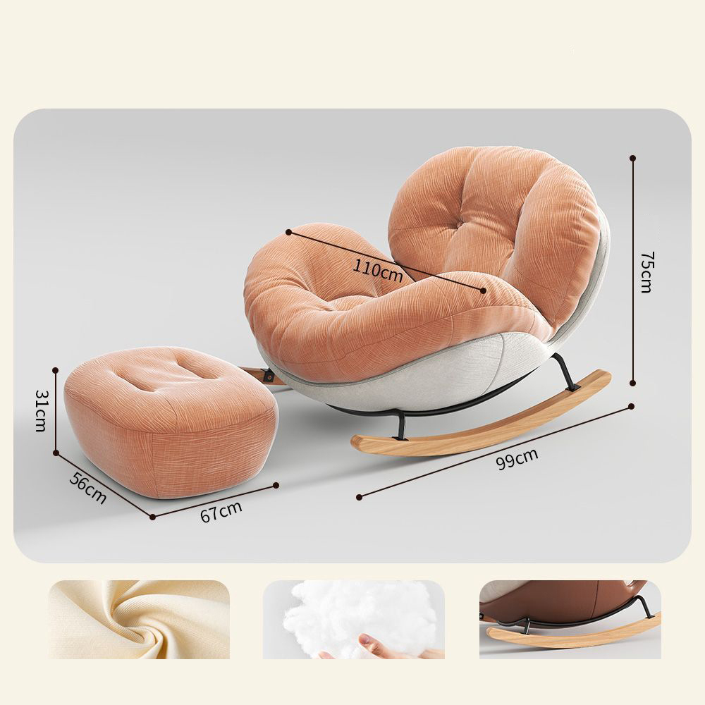 10  Woven fabric with footstool