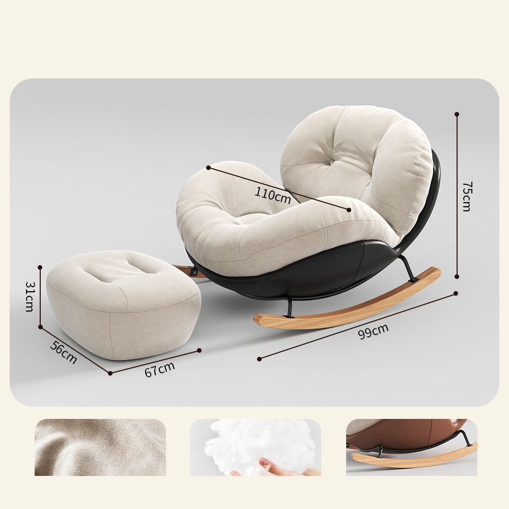 12 suede with footstool