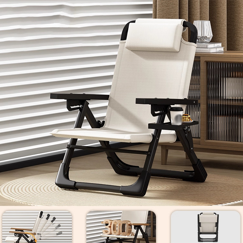 Luxury [five-level adjustment] (metal armrest   memory headrest   storage tray) khaki