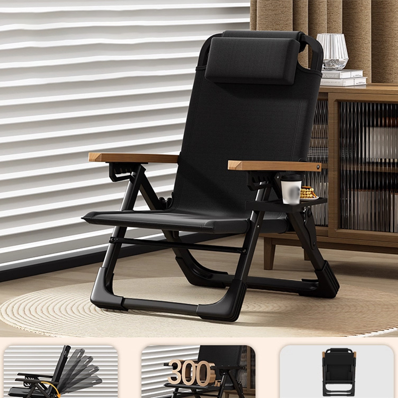 Luxury [five-level adjustment] (beech armrest   memory headrest   storage tray) black