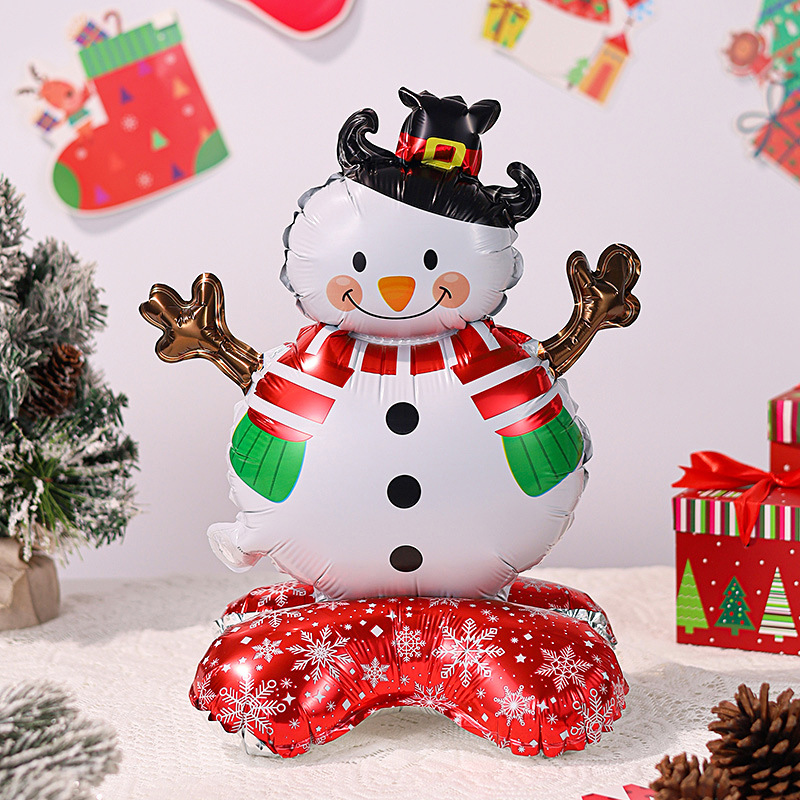 Christmas standing table setting---snowman (one-piece molding)