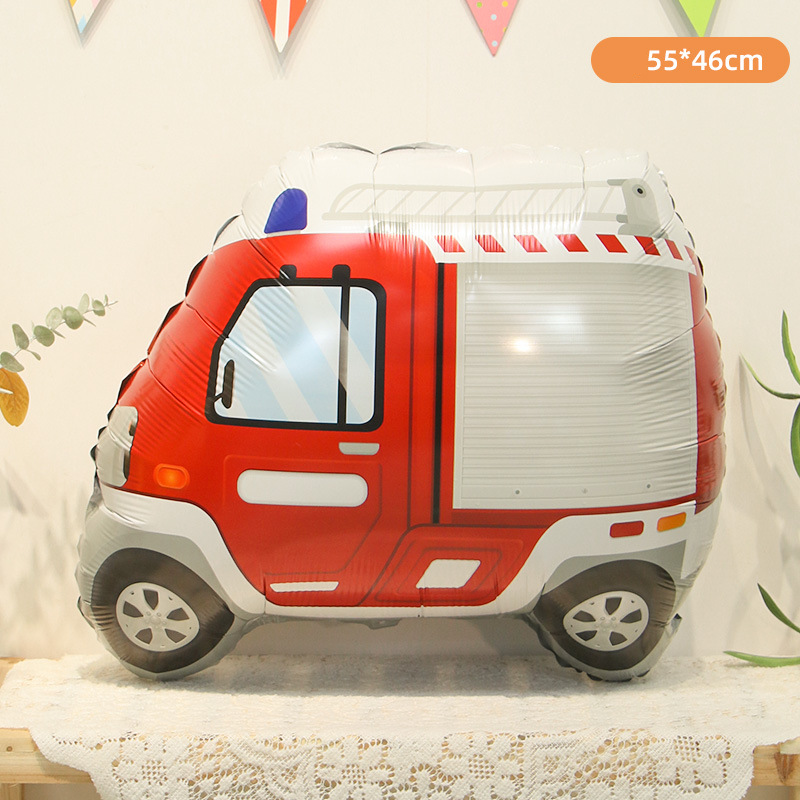 Q version fire truck