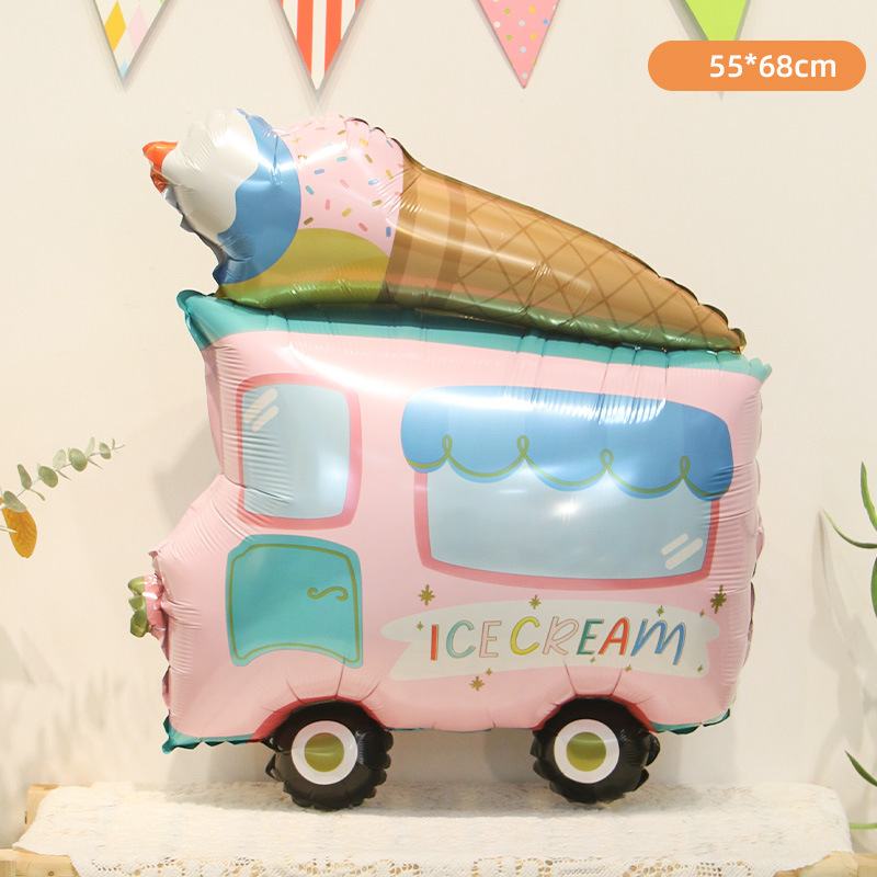Pink ice cream truck