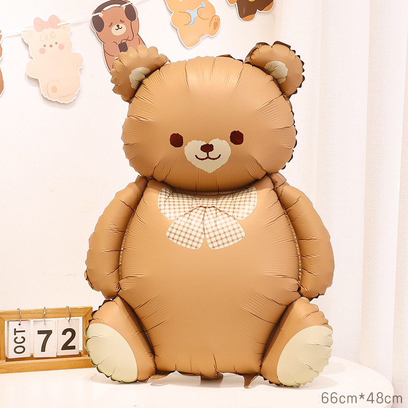 Matte Cartoon Magic Bear - Light Brown