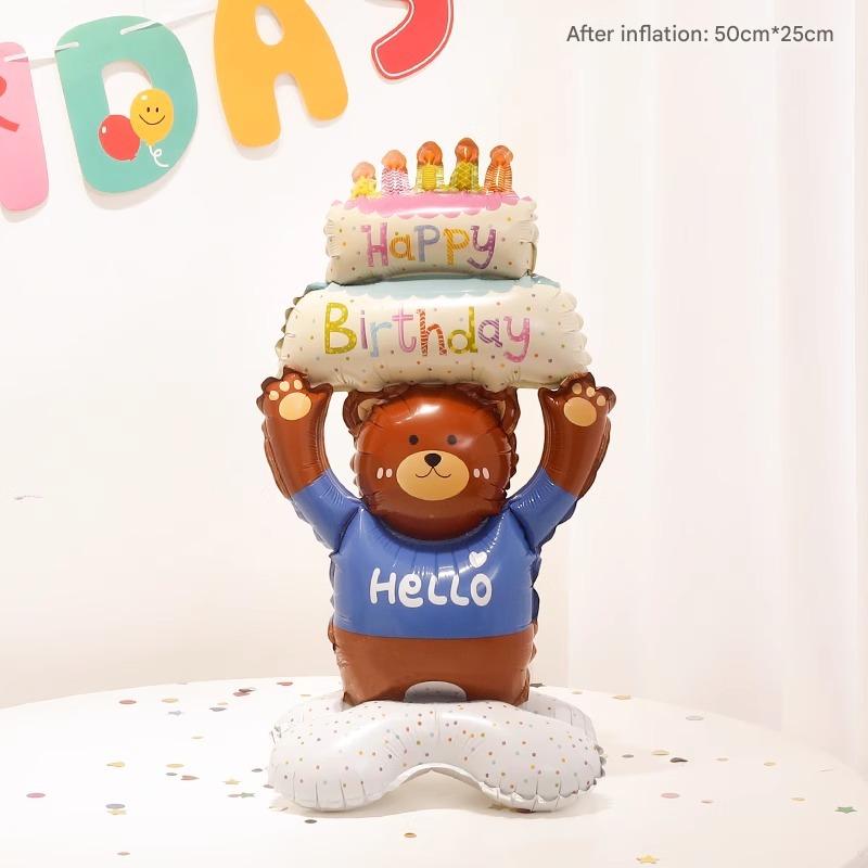 Small base hello cake bear