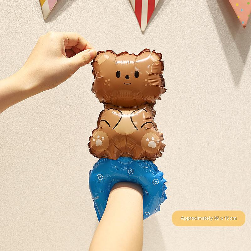 Little brown bear wrist balloon [50 pack]