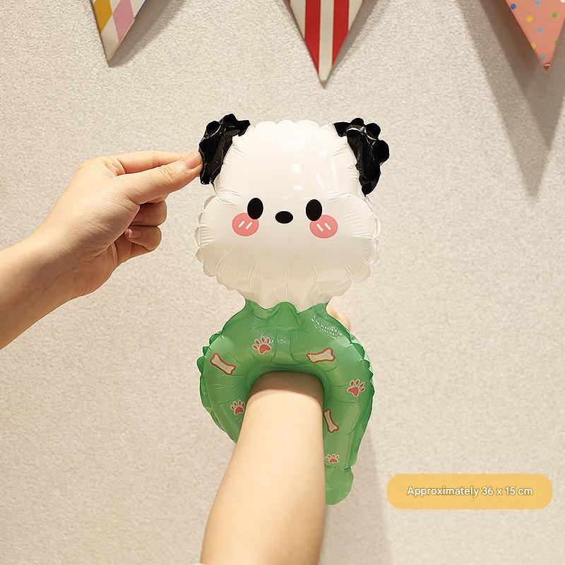 Panda head wrist balloons [50 pieces]