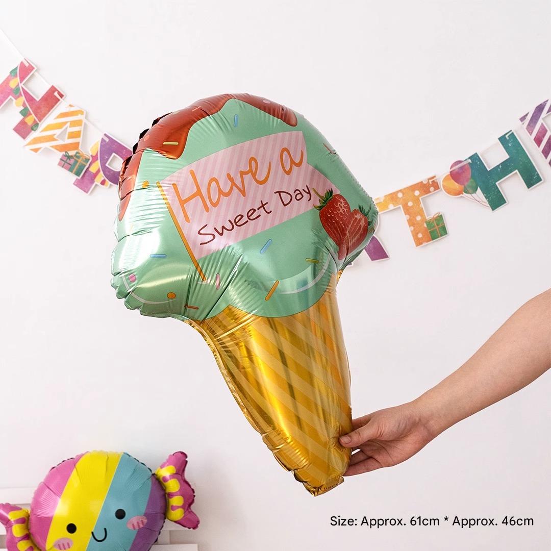 Green Strawberry Ice Cream