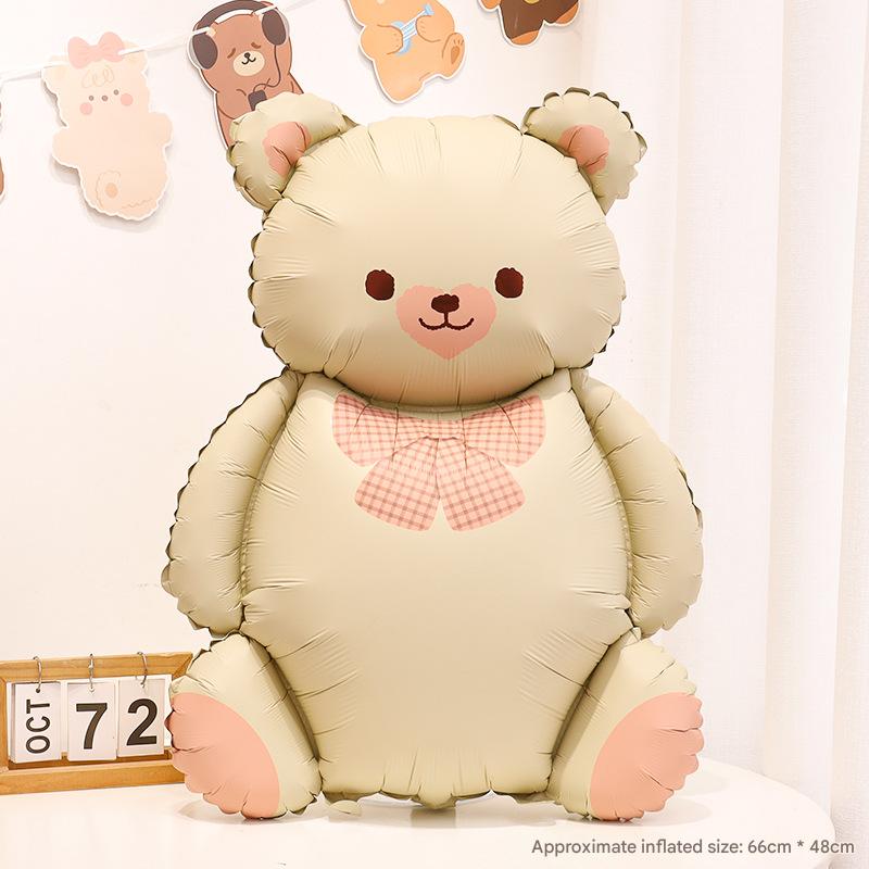 Matte Cartoon Magic Bear - Cream Color