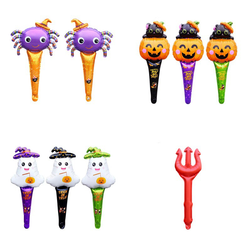 Halloween long stick balloon mix