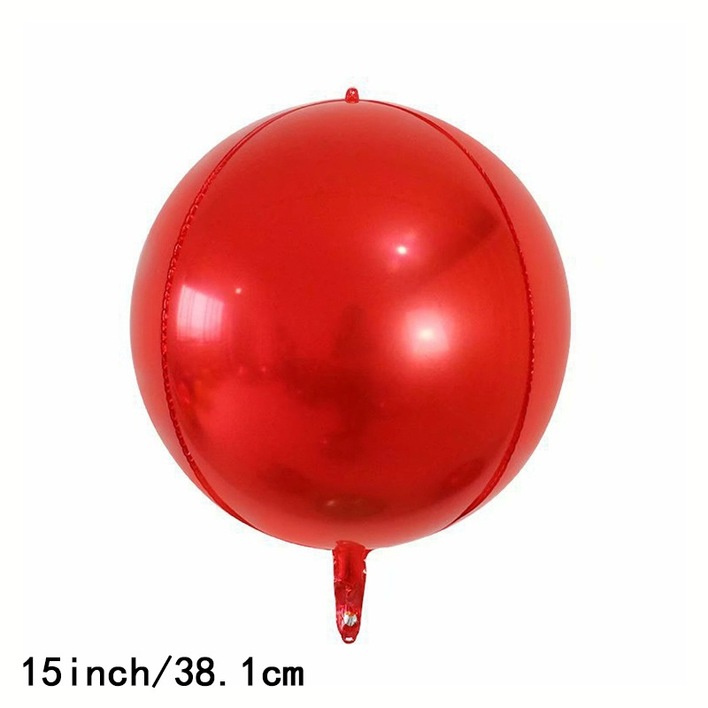 Red 4d ball 15inch