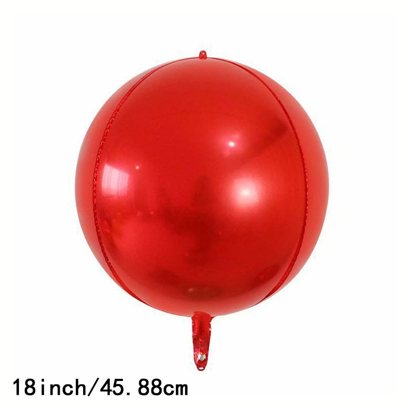 Red 4d ball 18inch