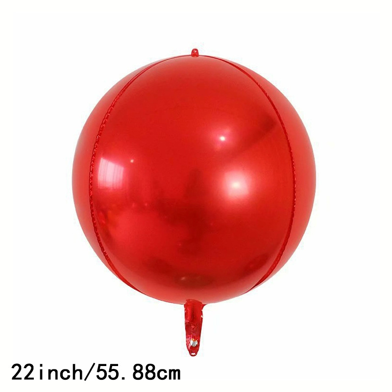 Red 4d ball 22inch