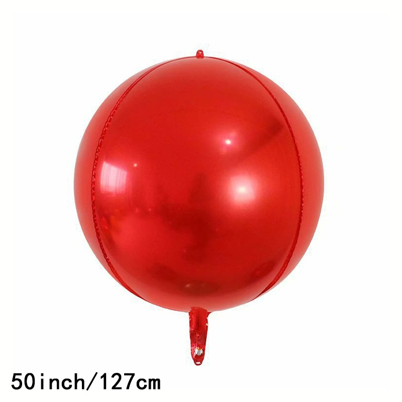 Red 4d ball 50inch