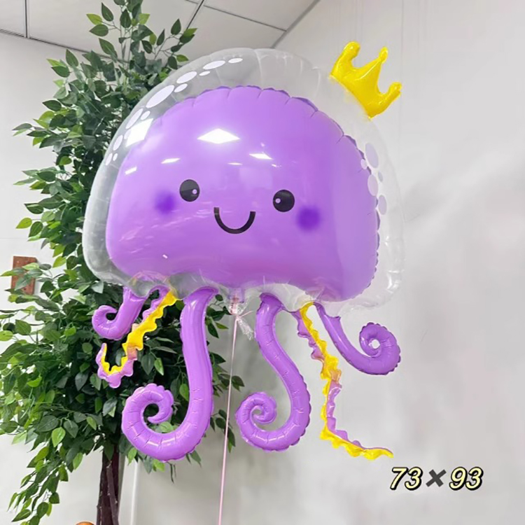 Double layer jellyfish purple