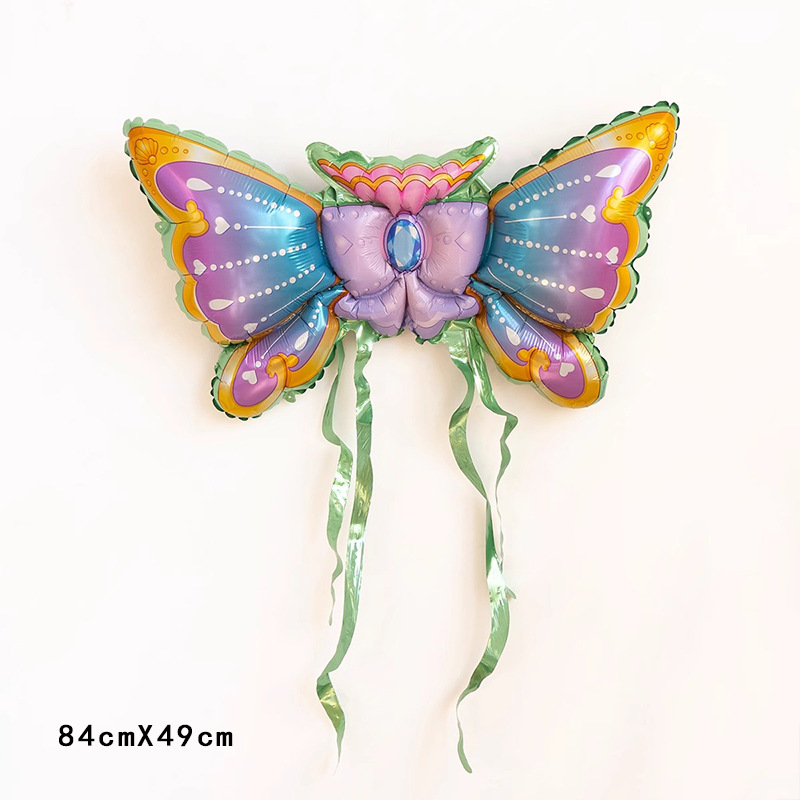 Purple fairy bow wings