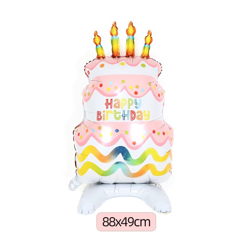 Base Pink Three Layer Cake