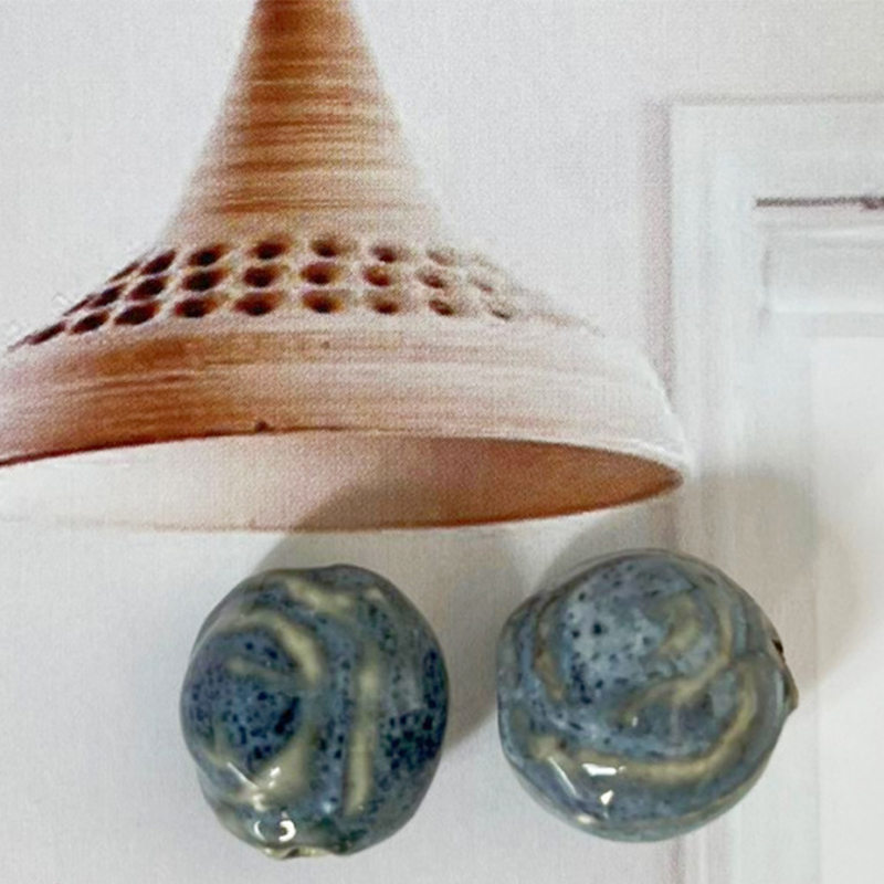 7:Flower glaze dark blue